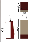 dimensions du pupitre